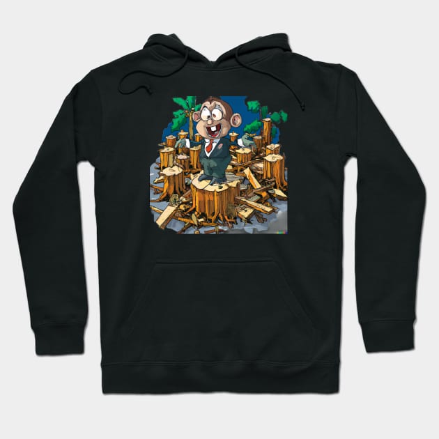 A politician on a devastated land Hoodie by Best.Gifts.Gabriel